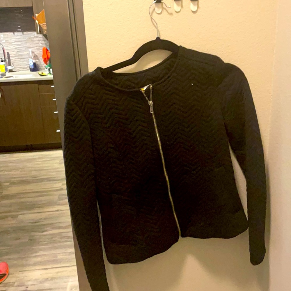 Size 8 black lightweight spring jacket